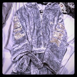 VS Pink Soft Hooded Robe